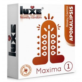 Презерватив Luxe Maxima WHITE "Конец Света" - 1 шт.